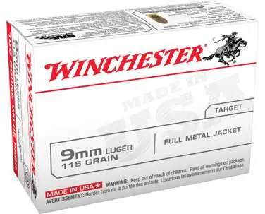 WN GOV 9MM 115 GR FMJ 100/BOX