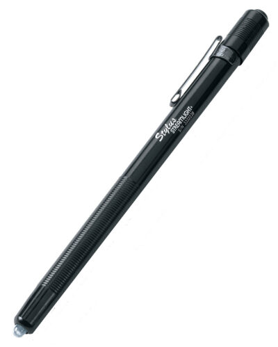 STYLUS 3-CELL BLACK W/WHITE LED