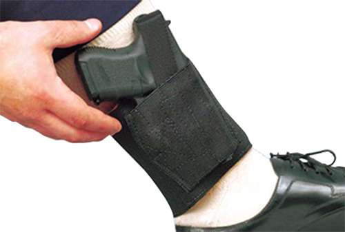 Desantis Gunhide 062BASAZ0 Apache  Ankle Colt Government 380 Elastic Black