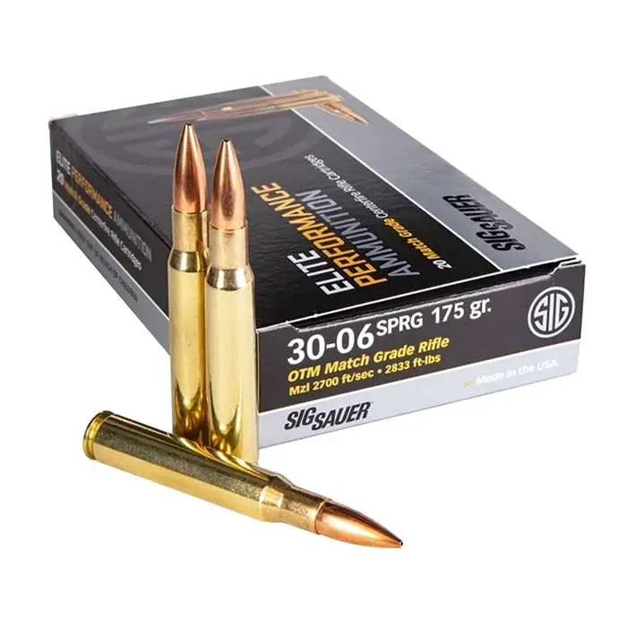 SIG AMMO 30-06 175GR OTM ELITE MATCH GRADE 20/10 SIG AMMO 30-06 175GR OTM ELITE MATCH GRADE 20/10