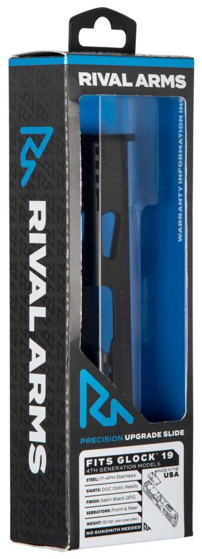 Rival Arms Slide for GLOCK19 GEN4 A1 DOC BLK