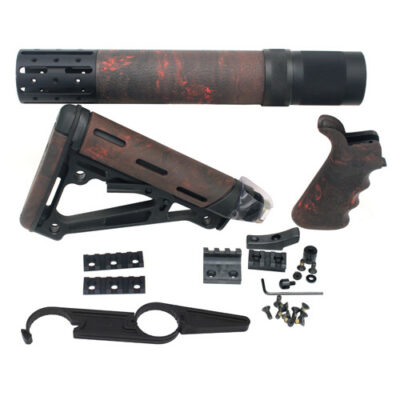 HOGUE AR15/M16 KIT 3-PIECE RED LAVA