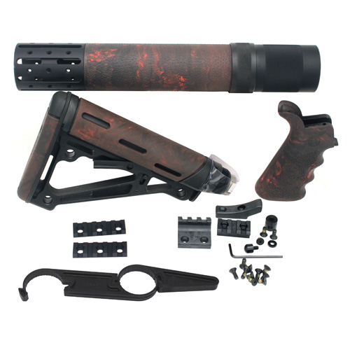 HOGUE AR15/M16 KIT 3-PIECE RED LAVA HOGUE AR15/M16 KIT 3-PIECE RED LAVA