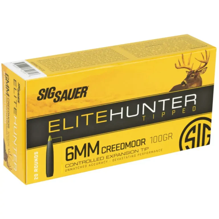 ELITE HUNTING 6mm Creedmoor 100GR 20RDS/BX ELITE HUNTING 6mm Creedmoor 100GR 20RDS/BX