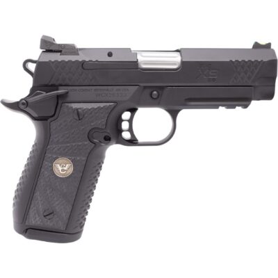 EDC X9 2.0 9mm Lightrail 4in Blk Armor-Tuff Slide Anodize Frame AMBI 15rd