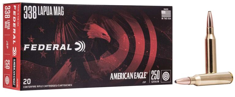 FEDERAL American Eagle Rifle 338 LAPUA MAG 250GR SP 20 ROUNDS