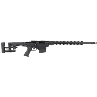 Ruger 18028 Precision 308 Win 10+1 20″ Black Chromoly Steel Barrel, Black Hard Coat Anodized Aluminum Receiver w/Picatinny Rail, 15″ M-LOK Handguard, Ruger Precision MSR Adjustable Black Synthetic Stock, Black Polymer Grip, Right Hand