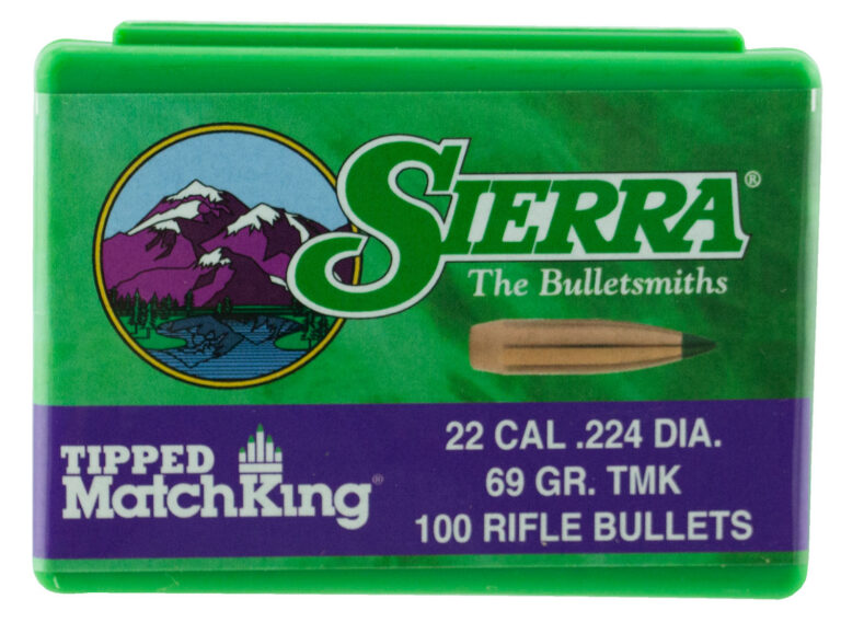 .22 Caliber (.224) High Velocity 69 gr. TMK Match 100 rounds