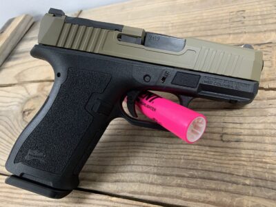 Palmetto State Armory, Dagger Micro, 9mm, Semiauto, Black, FDE Slide, 3.1″ BBL, Optic Ready, One Magazine, No Box