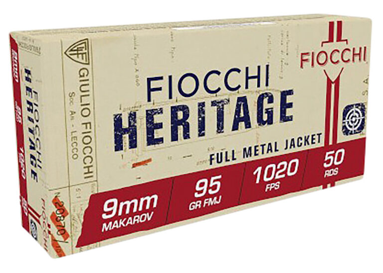 FIOCCHI 9X18 MAKAROV 95GR FMJ 50RD FIOCCHI 9X18 MAKAROV 95GR FMJ 50RD