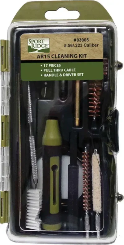 TacShield AR15 17pc Rifle Cleaning Kit Hard Case