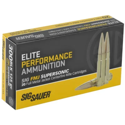 ELITE BALL 300BLK 125GR FMJ 20RDS/BOX