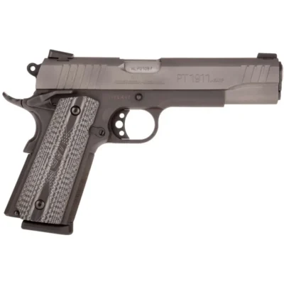 TAURUS PT1911 45ACP PSTL BLK/GRY 5″ 1-8RD VZ GRIP