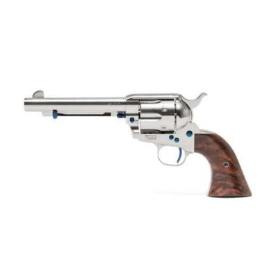 SAA Nickel 45LC Revolver 5 1/2in 2 piece grip