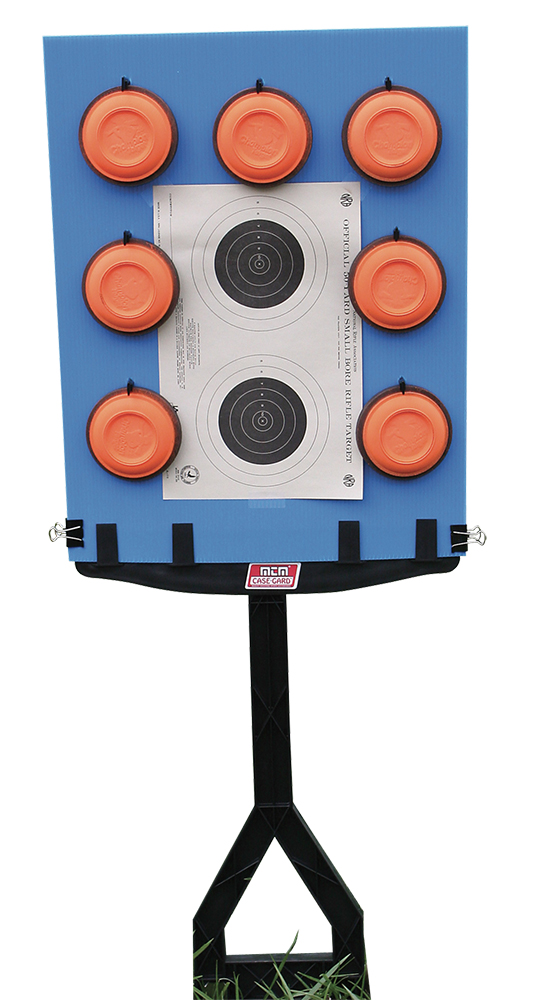 MTM JAMMIT TARGET SYSTEM-STAND-TARGET BACKER-BIRD BOARD CLIPS BLUE/BLACK