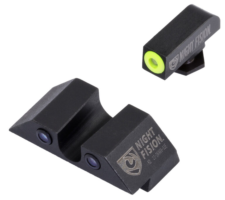 Night Fision Night Sight Set for Glock 42/43/43X – Yellow Front Ring Night Fision Night Sight Set for Glock 42/43/43X – Yellow Front Ring