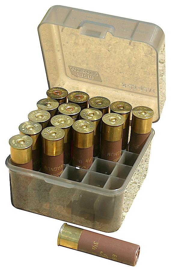 MTM SHOTSHELL BOX 25 RD FLIP-TOP 10 12 GAUGE UP TO 3.5″ CLR-SMOKE MTM SHOTSHELL BOX 25 RD FLIP-TOP 10 12 GAUGE UP TO 3.5″ CLR-SMOKE
