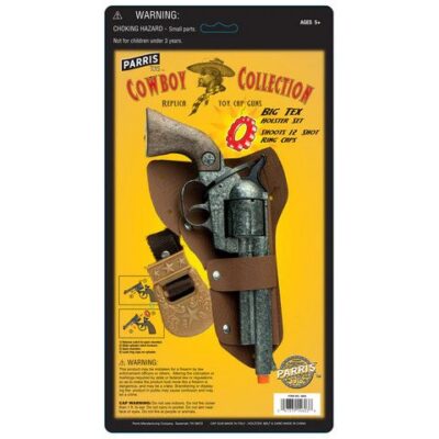Parris Toys Big Tex Pistol Hosterl, Belt, B6,Yellow/Brown Carded