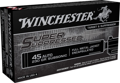 Super Suppressed 45ACP 230gr FMJE 50/bx