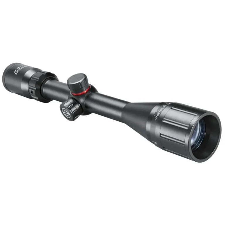 4-12×40 8 Point Black Riflescope Truplex w/rings Hang Box