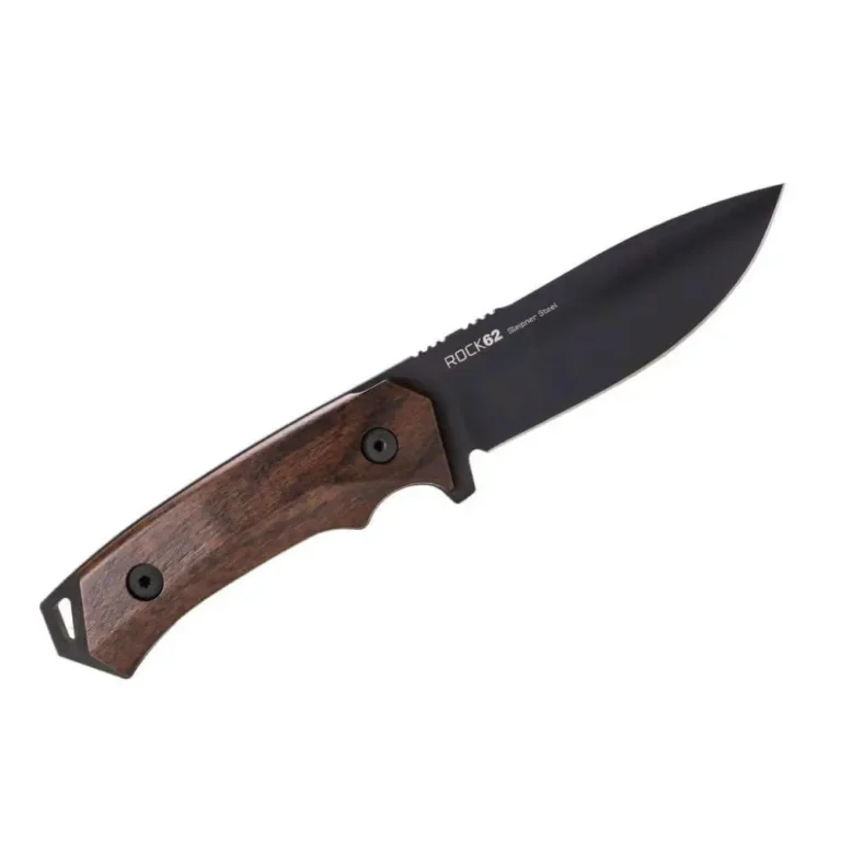 WOOX Rock 62 Fixed Blade Knife Walnut WOOX Rock 62 Fixed Blade Knife Walnut