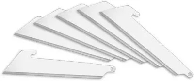 Outdoor Edge RazorSafe Series Replacement Blades Utility 3.0 in. 6 pk.