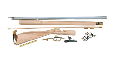 Traditions Kentucky Rifle Kit Raw Hardwood .50Cal 33.5Inch White Barrel