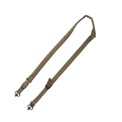 Tactical 2 Point Padded QD Push Button Swivel Sling Coyote