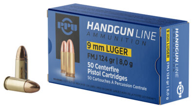 9mm Luger FMJ 124gr.
