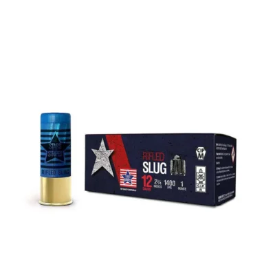 12ga 2 3/4” 1oz. Slug 1400 FPS 10 RD