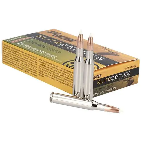 Sig AMMO 270 WIN 150GR ELITE ACCUBOND HUNTING BOX/20 Sig AMMO 270 WIN 150GR ELITE ACCUBOND HUNTING BOX/20