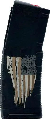 Black Rain Ordnance Lasered AR15 Magazine Tattered Flag 30 rd.