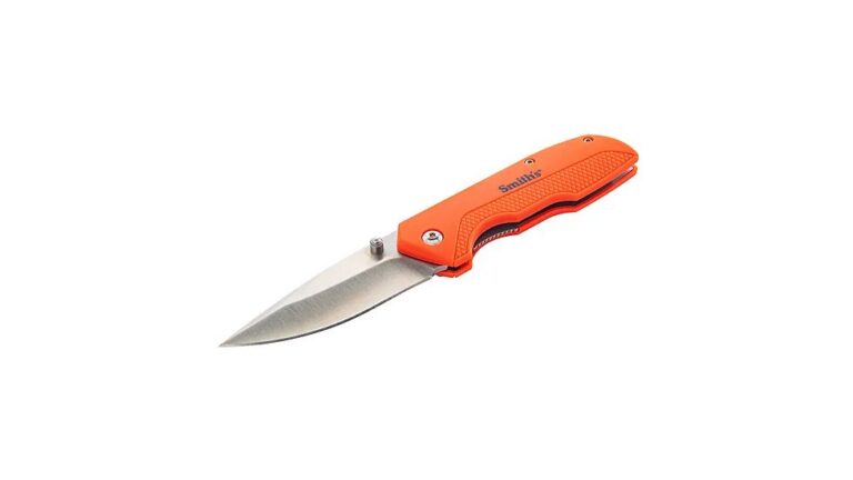 Smiths Edgesport 3″ Folding Knife, Blaze Orange. SP-51251 Smiths Edgesport 3″ Folding Knife, Blaze Orange. SP-51251