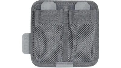 Savior Battery Holder w/ Hook Backing – 2 Slot – Grey