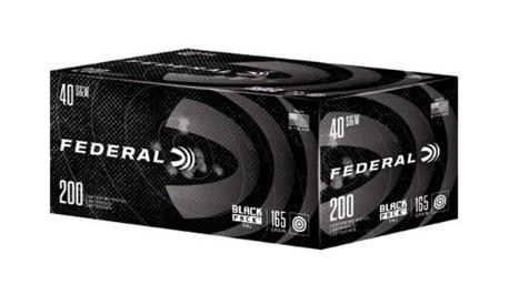 FEDERAL BLACK PACK 40 S&W 165 GRAIN FULL METAL JACKET 1050 FPS C40165BP200 200RD FEDERAL BLACK PACK 40 S&W 165 GRAIN FULL METAL JACKET 1050 FPS C40165BP200 200RD