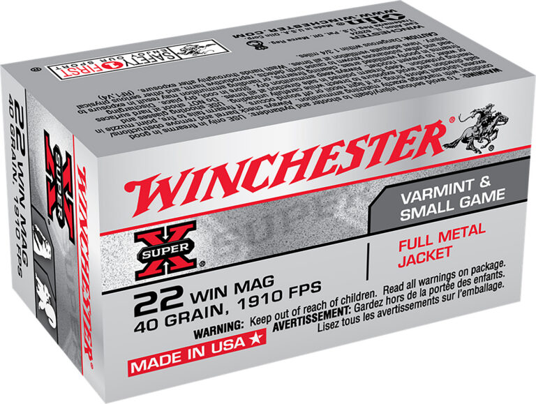 WIN SUPER-X 22MAG FMJ 50/40 (5760 PALLET)