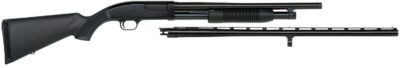 Maverick Arms 31014 88 Combo 12 Gauge 5+1, 3″ 18.5″ Blued Barrel w/Cylinder Bore & 28″ Blued Vent Rib Barrel w/Modified Choke Tube, Dual Extractors, Anti-Jam Elevator, Synthetic Stock, 14.5″ Fixed LOP, Cross-Bolt Safety