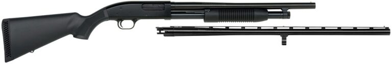 Maverick Arms 31014 88 Combo 12 Gauge 5+1, 3″ 18.5″ Blued Barrel w/Cylinder Bore & 28″ Blued Vent Rib Barrel w/Modified Choke Tube, Dual Extractors, Anti-Jam Elevator, Synthetic Stock, 14.5″ Fixed LOP, Cross-Bolt Safety Maverick Arms 31014 88 Combo 12 Gauge 5+1, 3″ 18.5″ Blued Barrel w/Cylinder Bore & 28″ Blued Vent Rib Barrel w/Modified Choke Tube, Dual Extractors, Anti-Jam Elevator, Synthetic Stock, 14.5″ Fixed LOP, Cross-Bolt Safety