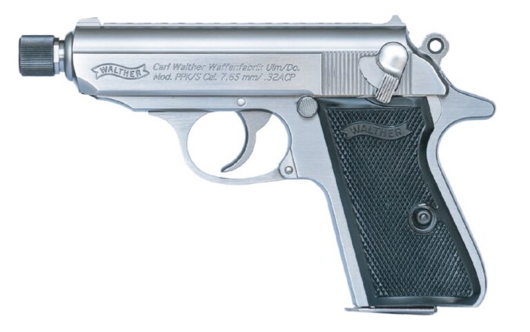 PPK/S Carry .32 ACP 3.3″ TB Stainless/Blk 7rd