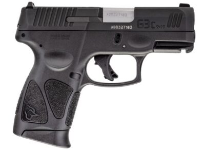 Taurus 1G3C9312X12 G3C  Compact Frame 9mm Luger 12+1 3.26″ Matte Stainless Steel Barrel, Matte Black Tenifer Serrated Steel Slide, Black Polymer Frame w/Picatinny Rail, Black Polymer Grip, Right Hand