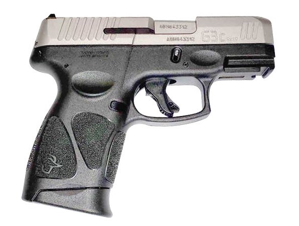 TAURUS G3C 9MM BLACK/STAINLESS STEEL 3.26IN BARREL 2X12RD 1-G3C939-2×12 TAURUS G3C 9MM BLACK/STAINLESS STEEL 3.26IN BARREL 2X12RD 1-G3C939-2×12
