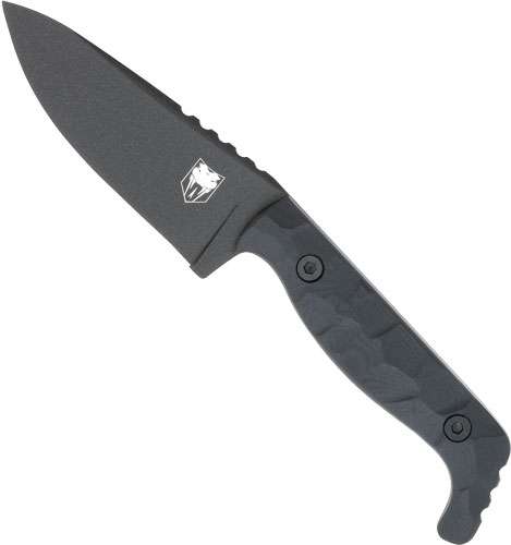 CobraTec Kingpin Knife Fixed Blade Black