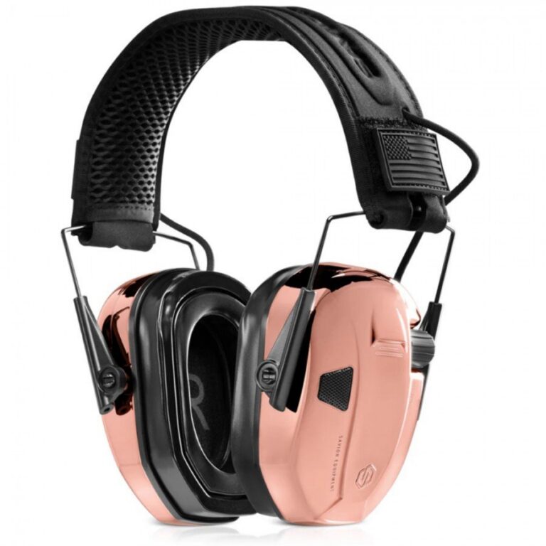 Apollo Electronic Earmuffs w/ Batteries & Patch, Pink Chrome Apollo Electronic Earmuffs w/ Batteries & Patch, Pink Chrome