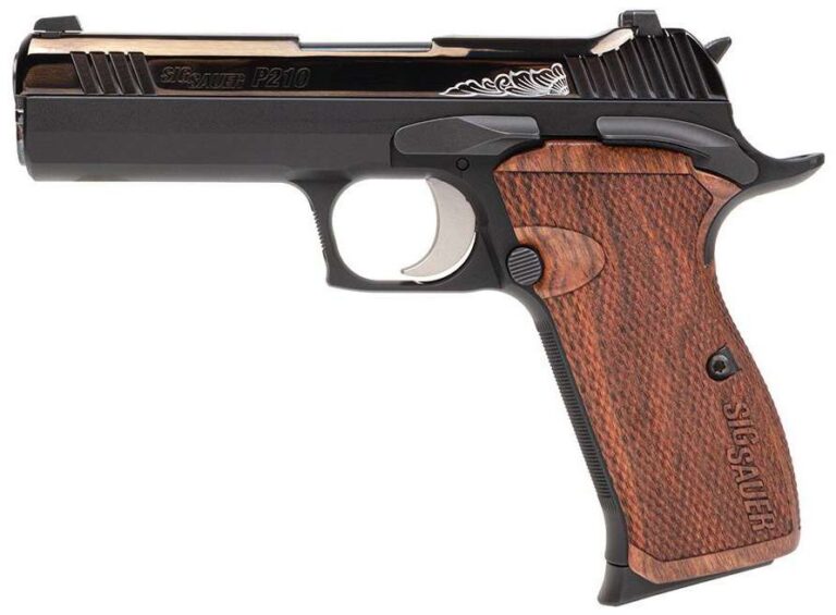 Sig P210 Carry 9mm Pistol Engraved w/Rosewood Grips (3) 8rd Mags