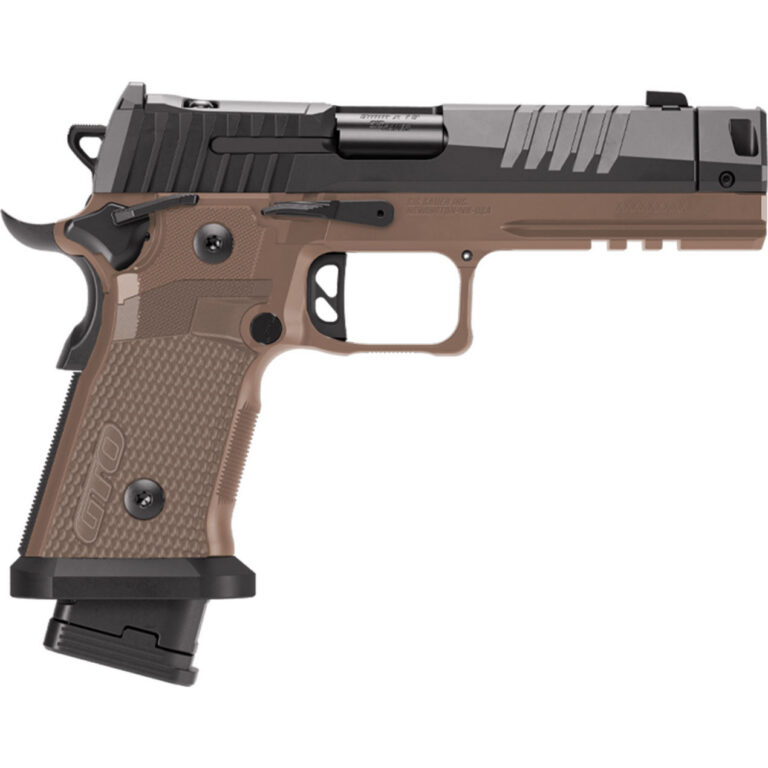 P211-GTO COMBAT 9MM LUGER SEMI-AUTO HANDGUN P211-GTO COMBAT 9MM LUGER 4.4”BBL (1)23RD(2)21RD MAG BLK/COY