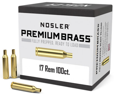 NOSLER BRASS 17 Remington 100/ct