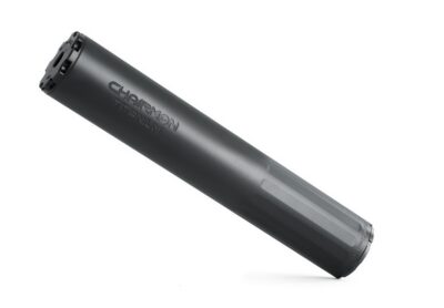 BOSS CHAIRMAN  – 5/8X24 STANDARD END CAP 7.62 FULL LENGTH SILENCER HIGH PRESSURE LOADS STAINLESS NITRIDED CORESTANDARD END CAP NON-GAS BLOWBACK ACTION (BOLT GUN PISTON ETC) CH-15080-762-SS-58-SE-BLK