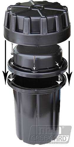 MTM SURVIVOR AMMO CAN BLACK MTM SURVIVOR AMMO CAN BLACK