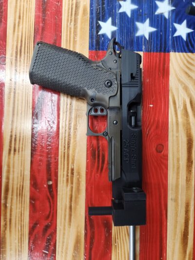 Alpha American AAF-3 Gov Single Shot Pistol – Alpha Stack – Frontline Faded Cerakote – Round Top Slide