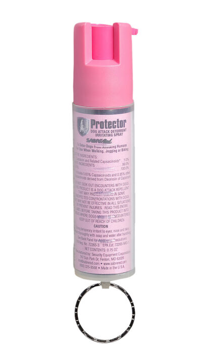 SAB DOG DETERRENT KEYRING PINK